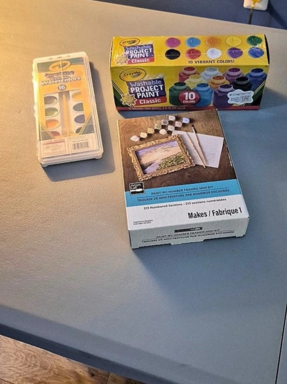 Crayola Washable Project Paint Classic 10 Count Board Game Set Multicolor Like